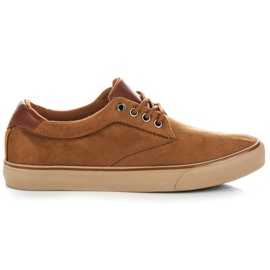 L&H Baskets en daim brun