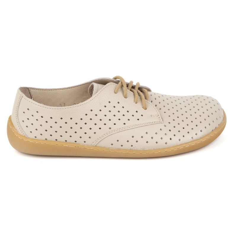 Olivier Sneakers minimalistes aux pieds nus pour femmes 1288pol beige