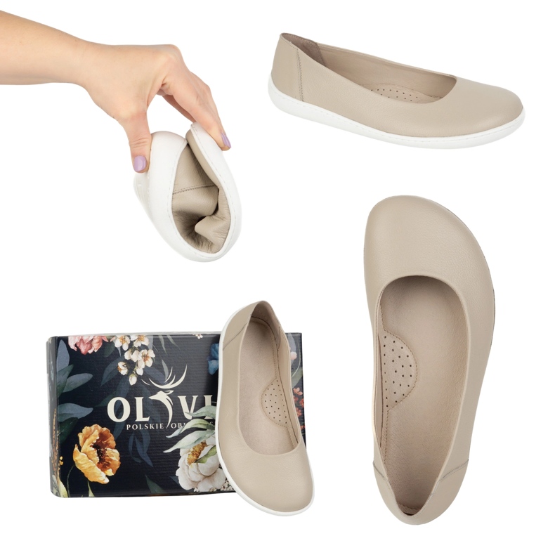 Olivier Les pompes minimalistes aux femmes aux pieds nus ont glissé 1771pol beige Olivier Les pompes minimalistes aux femmes aux pieds nus ont glissé 1771pol beige