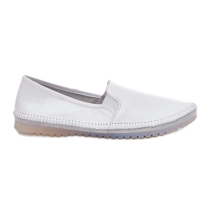 Ballerinas en cuir Maciejka T3512-11 White blanche
