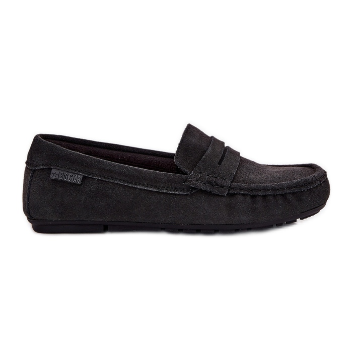 Mandis en daim féminin Big Star RR274948 Black le noir