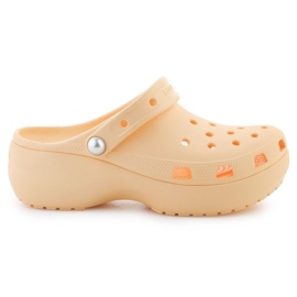 Crocs Classic Plateformes Pearl Clog 211231-78Z orange