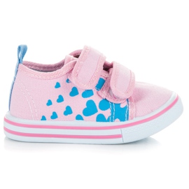 Bona Baskets En Coeurs rose