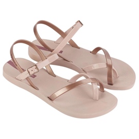 Sandales de sable de mode ipanema VIII 82842 AR640 rose
