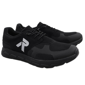 Chaussures de sport masculin Black Rieker 09100-00 noir