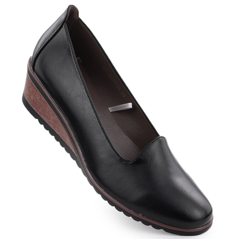 Chaussures pour coins noirs Potocki SZ12276 le noir Chaussures pour coins noirs Potocki SZ12276 le noir