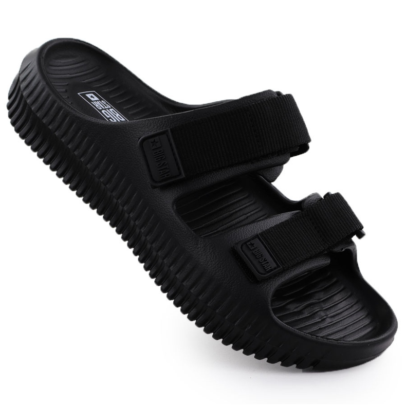 Les tongs en mousse noire Big Star RR174A026 le noir
