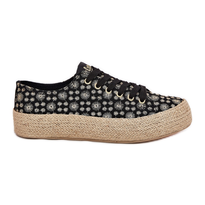 Patoué des baskets pour femmes sur la plate-forme avec Lee Cooper LCW-25-08-3647L Black Braid le noir Patoué des baskets pour femmes sur la plate-forme avec Lee Cooper LCW-25-08-3647L Black Braid le noir