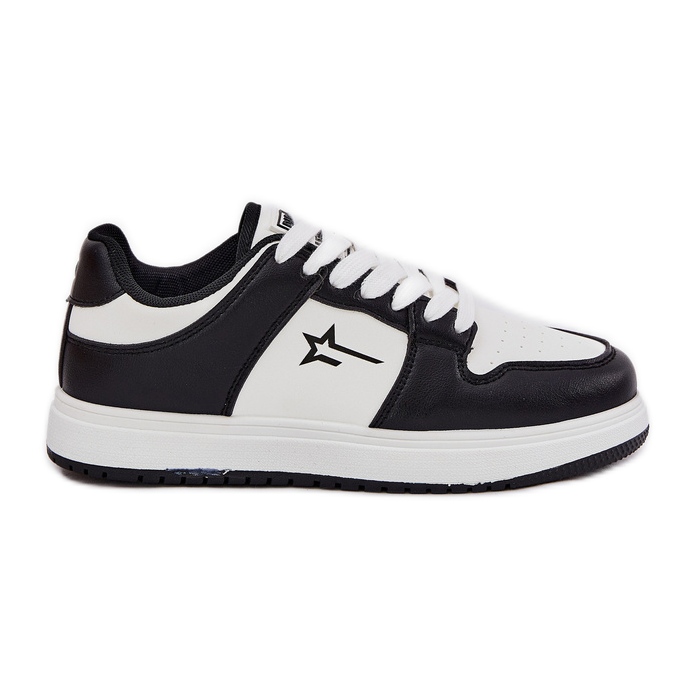 Sneakers féminins Big Star RR274A240 Hi-Polish White and Black System le noir