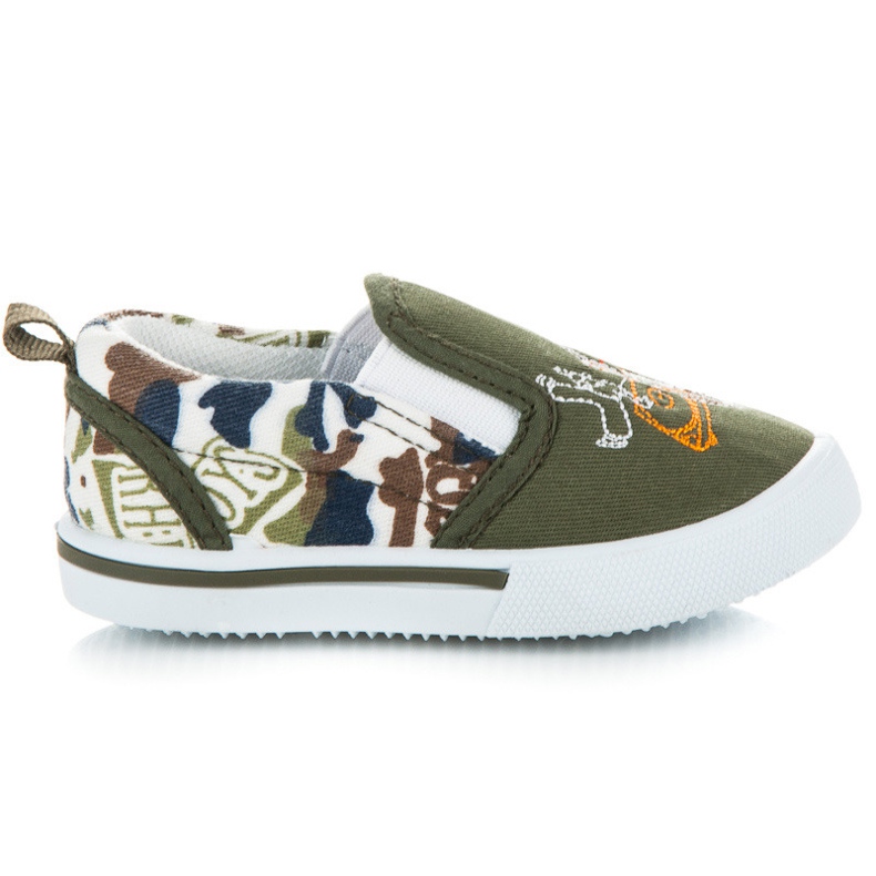Bona Enfants de Slipons vert