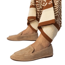 Muisseaux ouverts kaki d'Ekozamszu beige Muisseaux ouverts kaki d'Ekozamszu beige