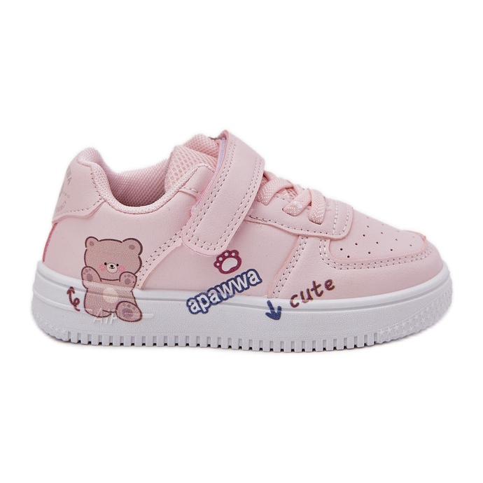 Baskets d'ours en peluche rose avec un ours en peluche rose