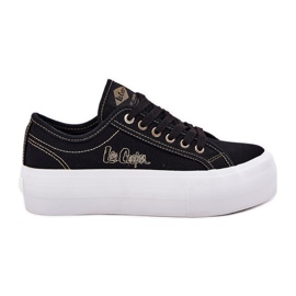 Sneakers matériels pour femmes sur la plate-forme Lee Cooper LCW-25-31-3431L noir