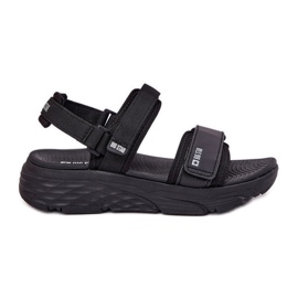 Sandales sportives féminines sur la plate-forme noire Big Star RR274A077