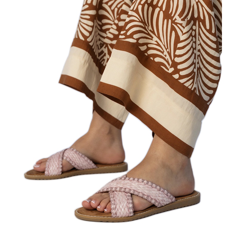 Slippers des femmes roses