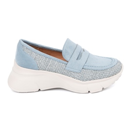 Seastar Chaussures bleues sur une semelle épaisse