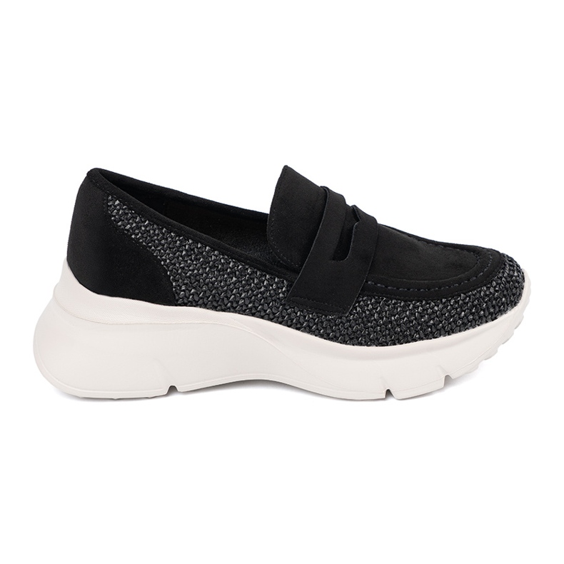 Seastar Chaussures noires sur semelle épaisse le noir Seastar Chaussures noires sur semelle épaisse le noir