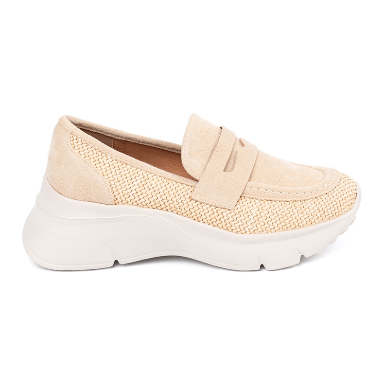 Seastar Chaussures beiges légères sur une semelle épaisse