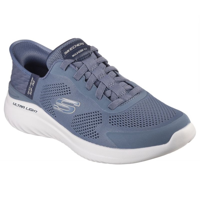 Skechers Slip-inns Bounder 2.0 Chaussures. Émergé 232459-slt bleu