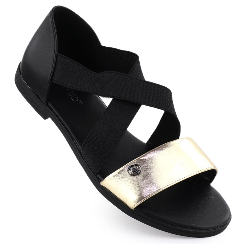 EVento Sandales féminines avec des effacements noirs 3884 le noir EVento Sandales féminines avec des effacements noirs 3884 le noir