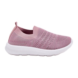 Chaussures de sport roses relues pour enfants