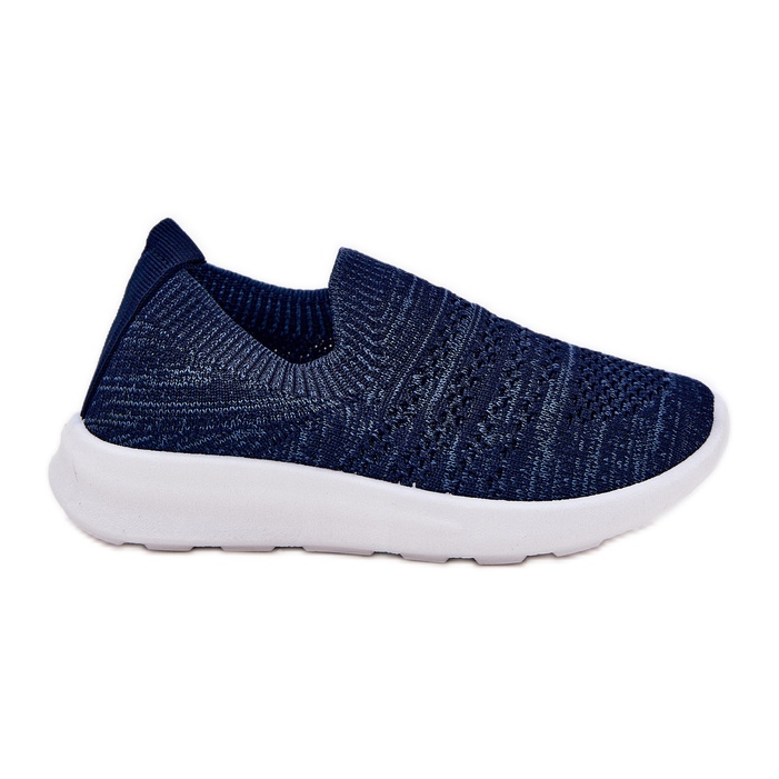Chaussures de sport bleu marine insérées pour enfants
