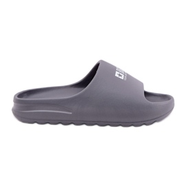 Slippers de mousse masculine avec le logo gris Big Star RR174A013