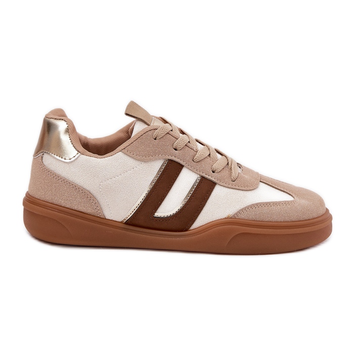 Sneakers pour femmes avec Eco Suede Beige