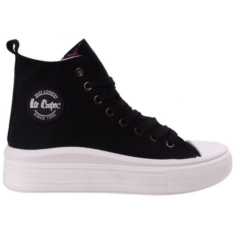 Sneakers hauts pour femmes sur la plate-forme noire de Lee Cooper LCW-23-44-1629la le noir Sneakers hauts pour femmes sur la plate-forme noire de Lee Cooper LCW-23-44-1629la le noir