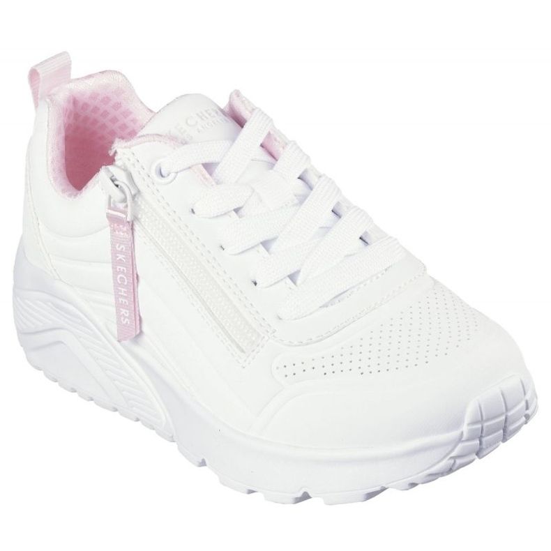 Skechers Uno Lite - Chaussures Easy Zip 310387L Wht blanche
