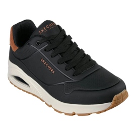 Skechers Uno adapté sur l'air 183004-blk chaussures noir