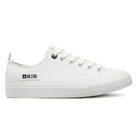 Sneakers Chaussures féminines Big Star KK274010 White blanc