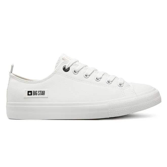 Sneakers Chaussures féminines Big Star KK274010 White blanche Sneakers Chaussures féminines Big Star KK274010 White blanche