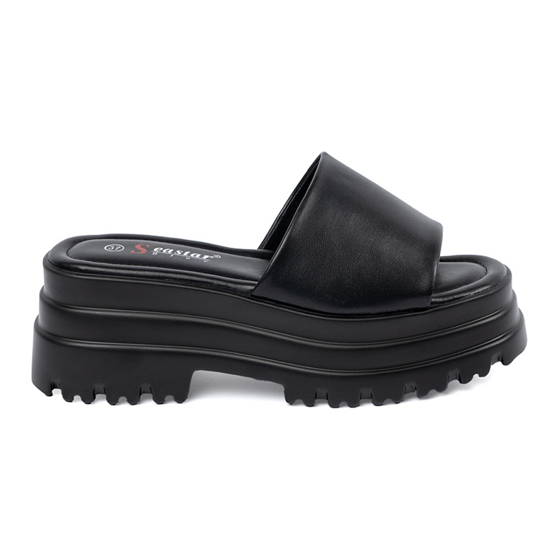 Seastar Chaussons compensés noirs le noir