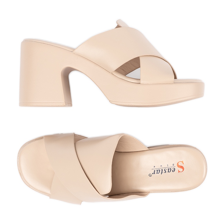 Seastar Flip beige -flops sur le post
