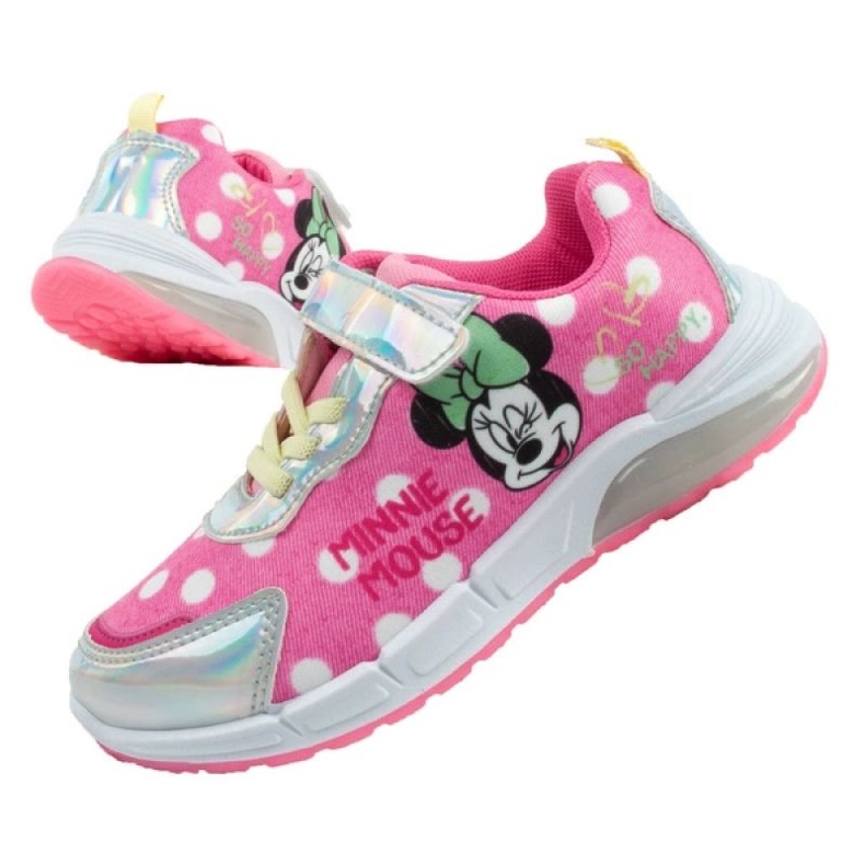 Leomil DM011035 Sports Chaussures LED brillants en bas rose