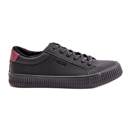 Sneakers isolés pour femmes Big Star OO274A462 Black noir