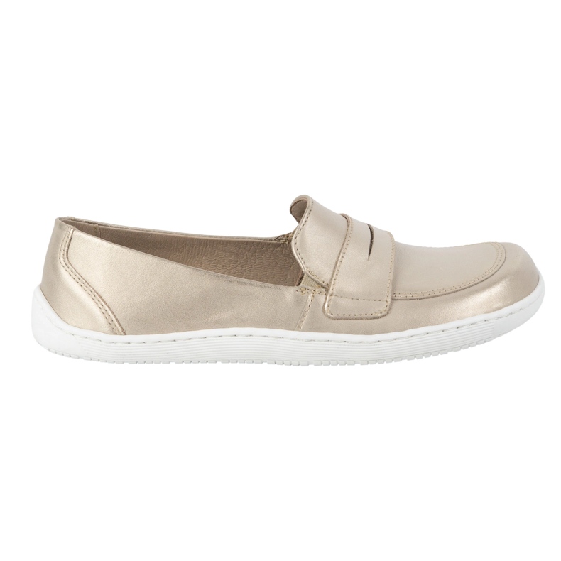 Olivier Barefoot Elegant Women's Minimalist Le cuir Modafers 1280 Zlotys d'or