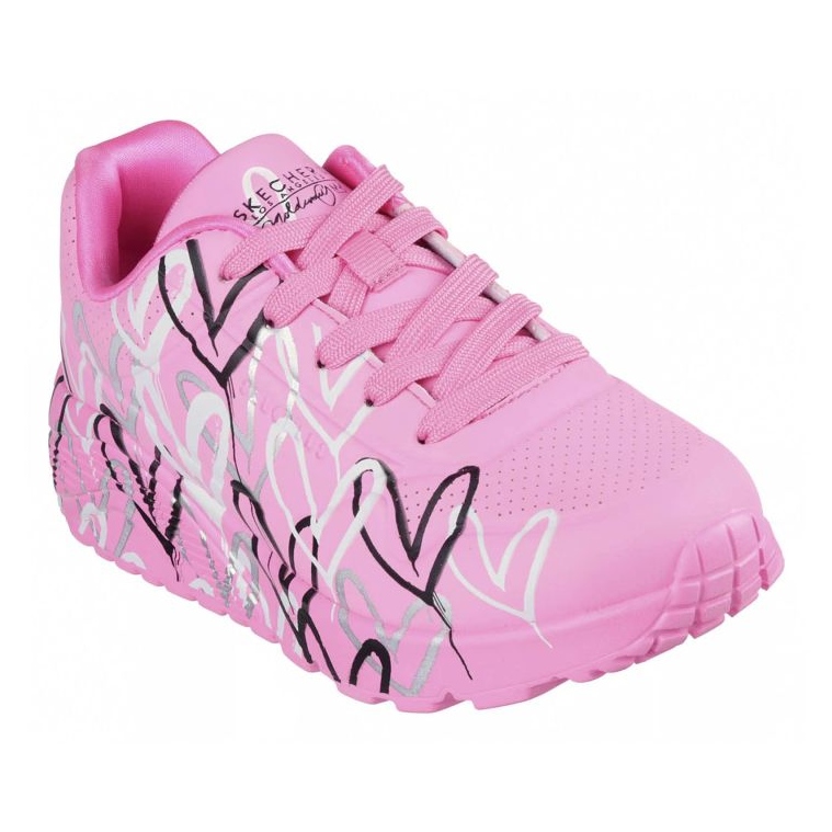 Skechers X Jgoldcrown Uno Lite - Metallic Love 314067L -HPMT Shoes rose