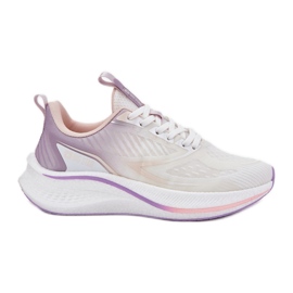 Chaussures sportives féminines Big Star RR274A161 Système blanc Hi-Poly System