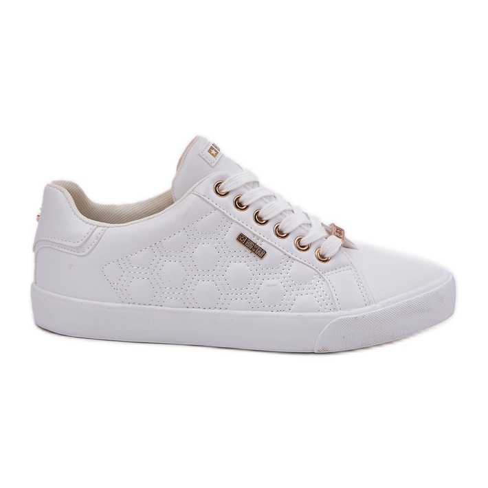 Baskets féminines avec Eco Leather Big Star RR274322 White blanche