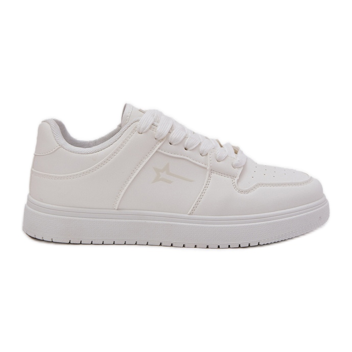 Sneakers féminins Big Star RR274A241 Système blanc Hi-Poly System blanche