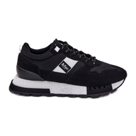 Sneakers masculins sur la plate-forme Lee Cooper LCJ-25-03-3378M noir