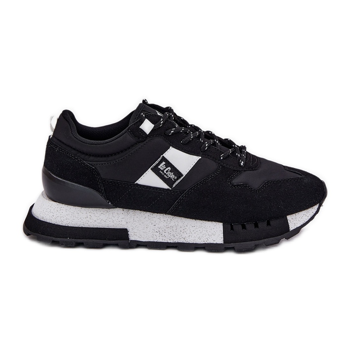 Sneakers masculins sur la plate-forme Lee Cooper LCJ-25-03-3378M le noir Sneakers masculins sur la plate-forme Lee Cooper LCJ-25-03-3378M le noir