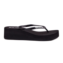 Flip pour femmes -flops sur les coins Big Star RR274A549 Black noir