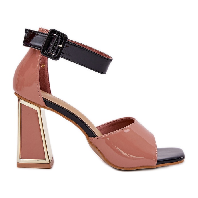 Sandales pour femmes peintes sur le poteau rose Vinceza 20266