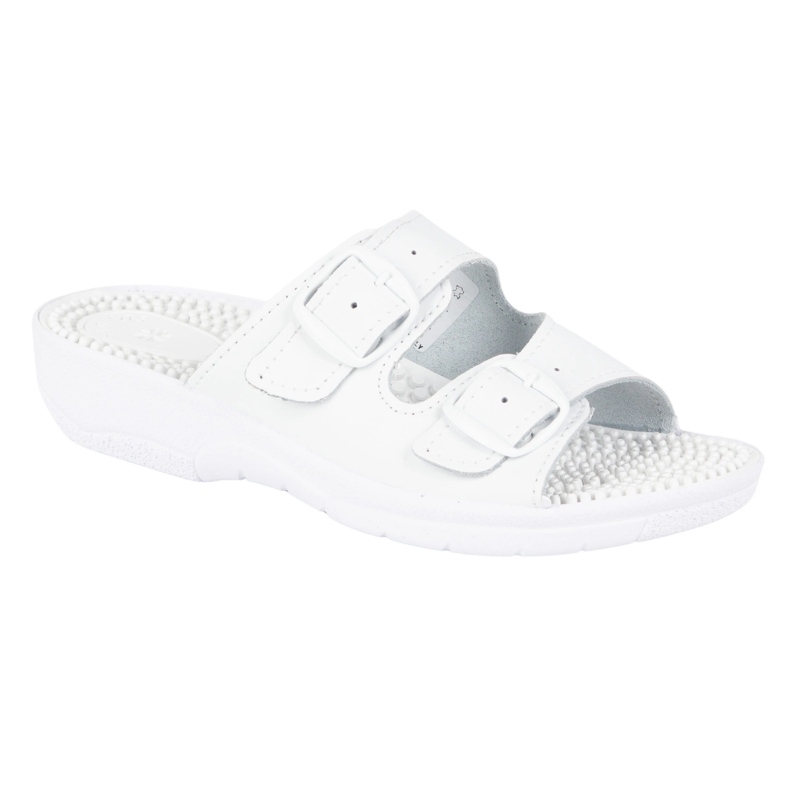 Vriston Chaussures pour femmes Volets réglables Fakirki Machage avec des pointes Nadia blanche
