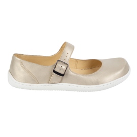 Barefoot Women's Ballerinas Olivier 1286 - Chaussures en cuir avec boucle dorée