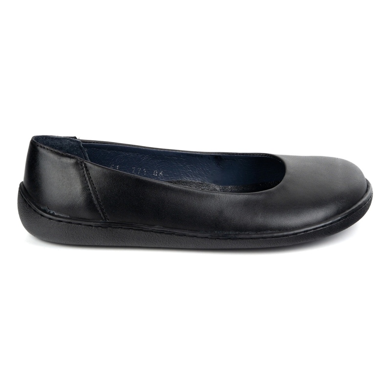 Olivier Les chaussures en cuir minimaliste aux pieds nus glissement - en 1771pol noir