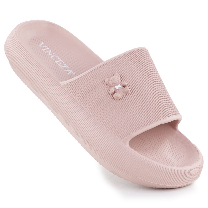 Les tongs en mousse pour la plage de piscine avec ours en peluche rose Vinceza 75210